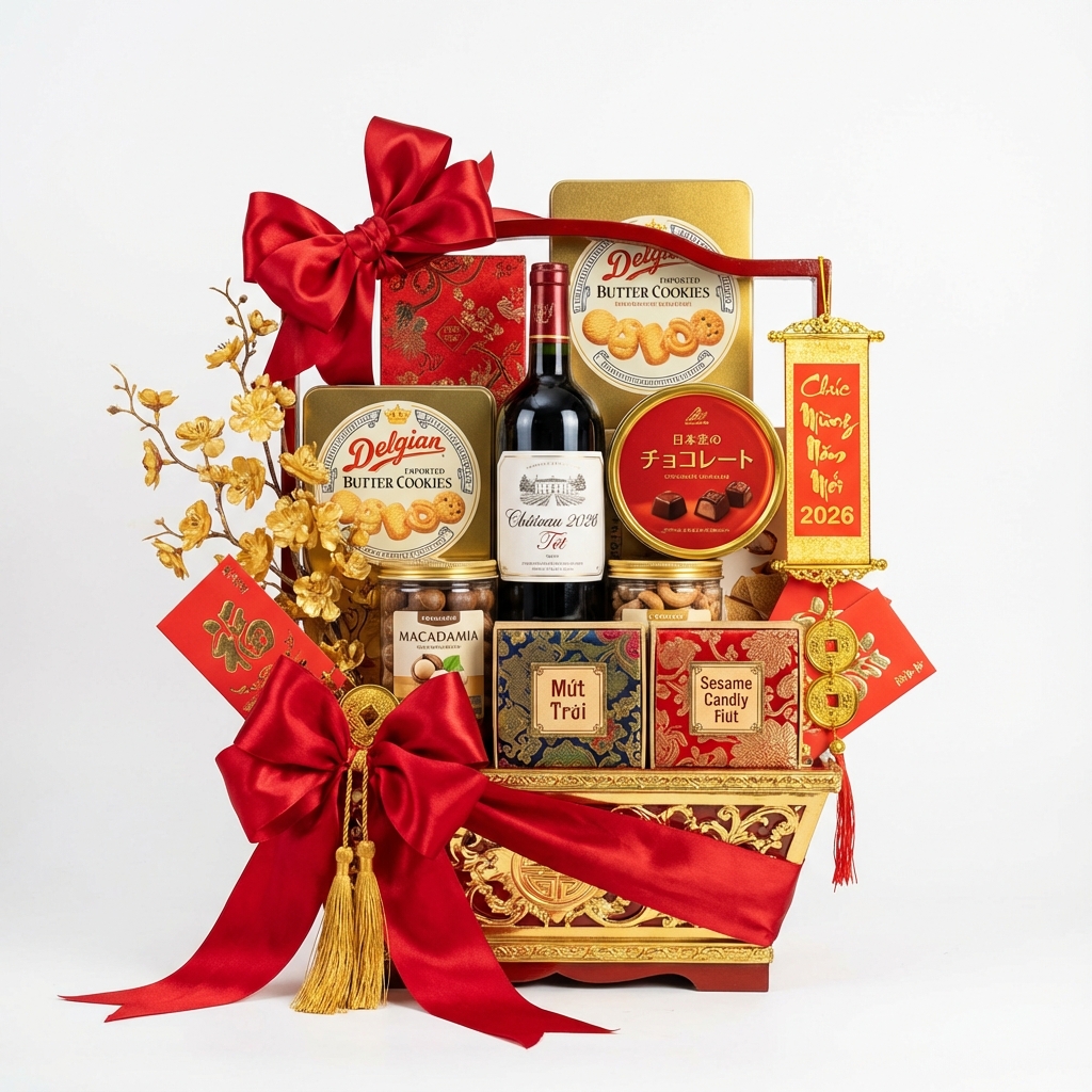 Giỏ quà Tết